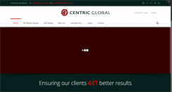 Desktop Screenshot of centricglobal.com